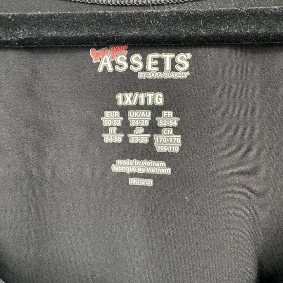 Spanx assets by Sarah Blakely  shape wear tank top womans plus size 1X Black - Picture 2 of 7